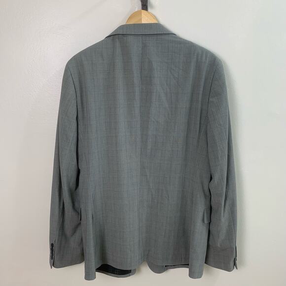 John Varvatos Star USA Size 44R Two Button Blazer Suit Jacket Gray Business - Picture 3 of 13